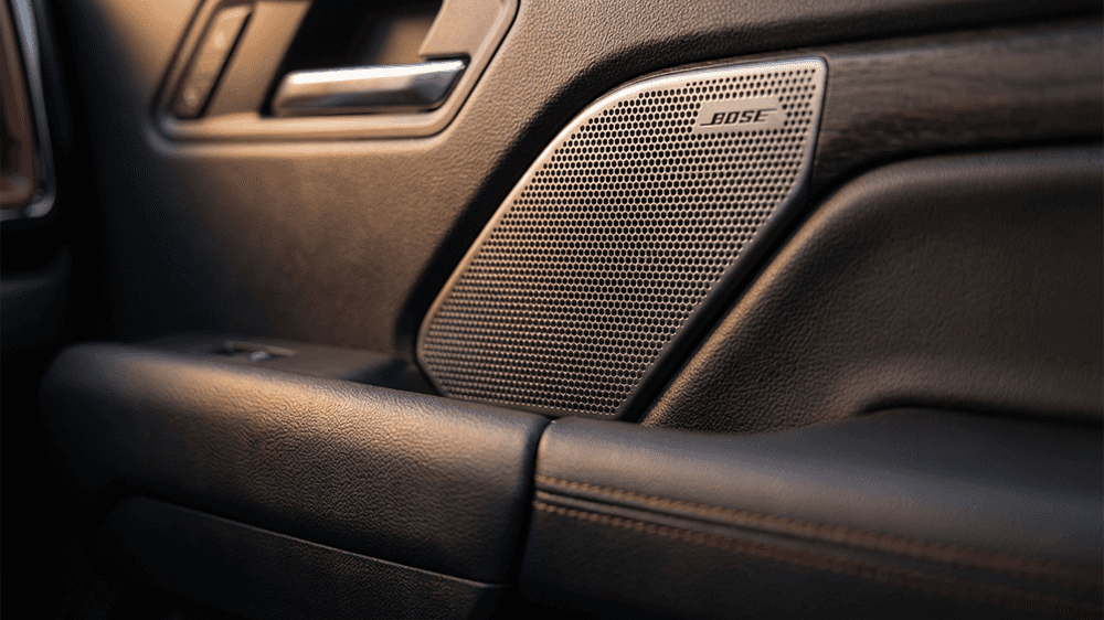 2026 GMC Canyon Bose audio system interior