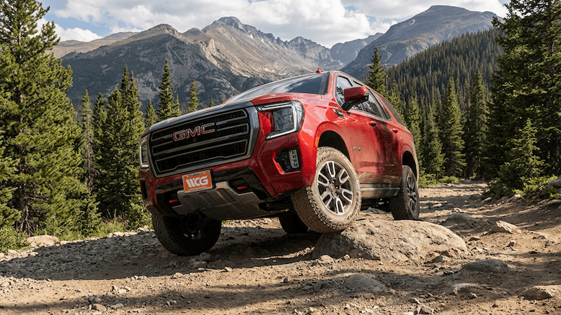 2026 GMC Yukon AT4 in Colorado terrain