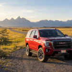 2026 GMC Yukon Colorado Buyer's Guide hero image on a Colorado mountain road
