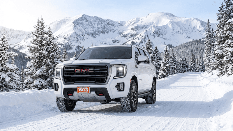 Yukon winter mountain