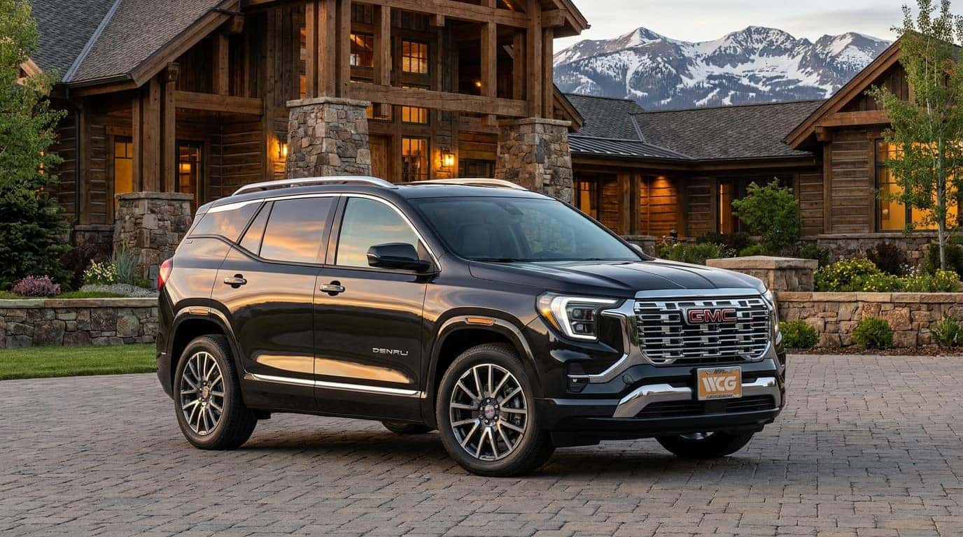 2026 GMC Terrain Denali at Colorado mountain lodge