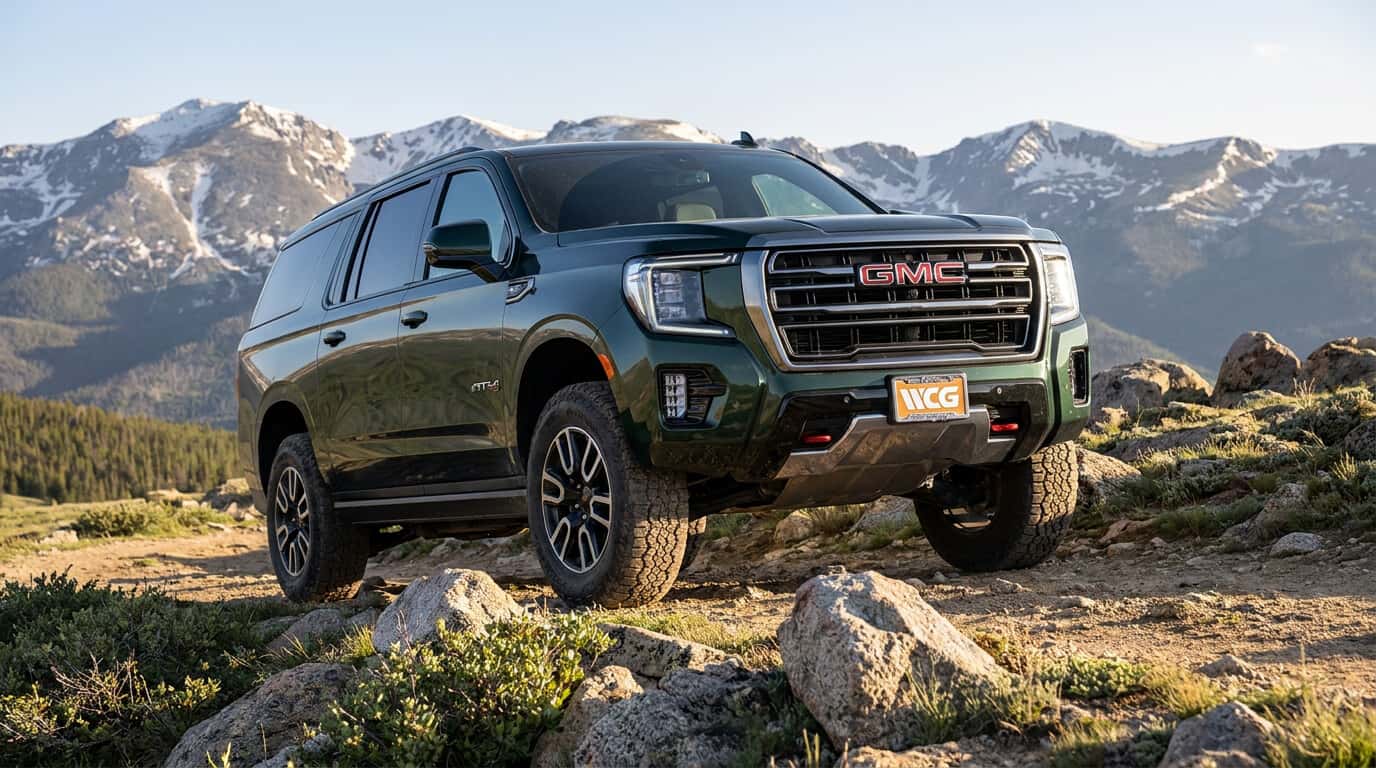 2026 GMC Yukon XL AT4 Ultimate premium off-road trim in the Colorado high country