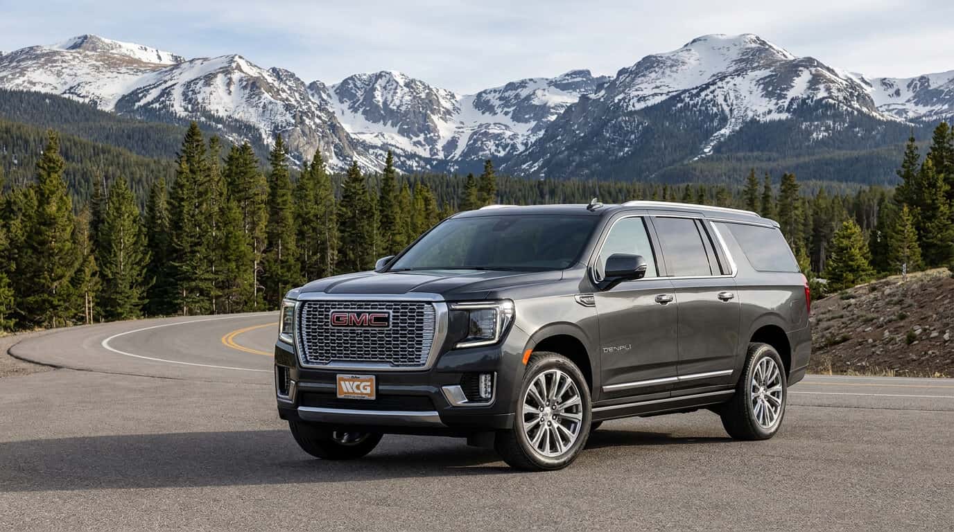 2026 GMC Yukon XL and Ford Expedition MAX comparison in the Colorado Rockies