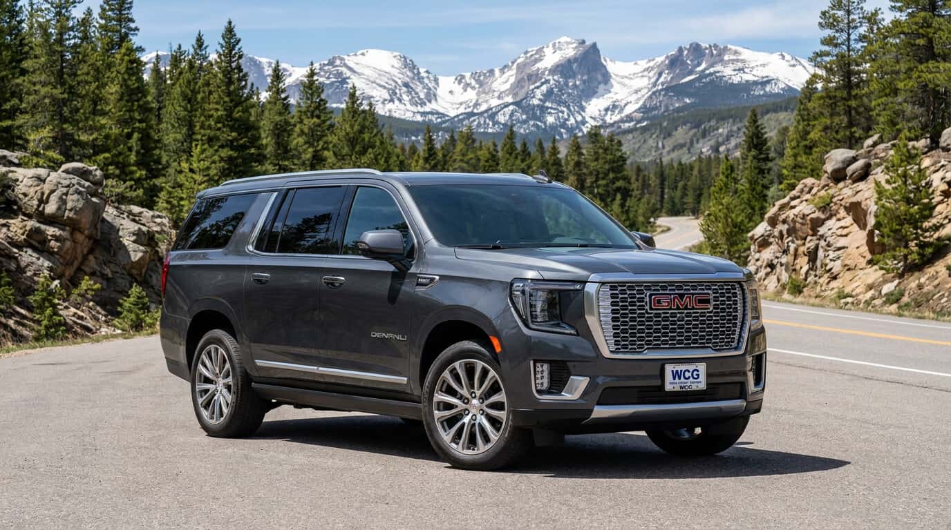 2026 GMC Yukon XL and Jeep Wagoneer L comparison in the Colorado Rockies