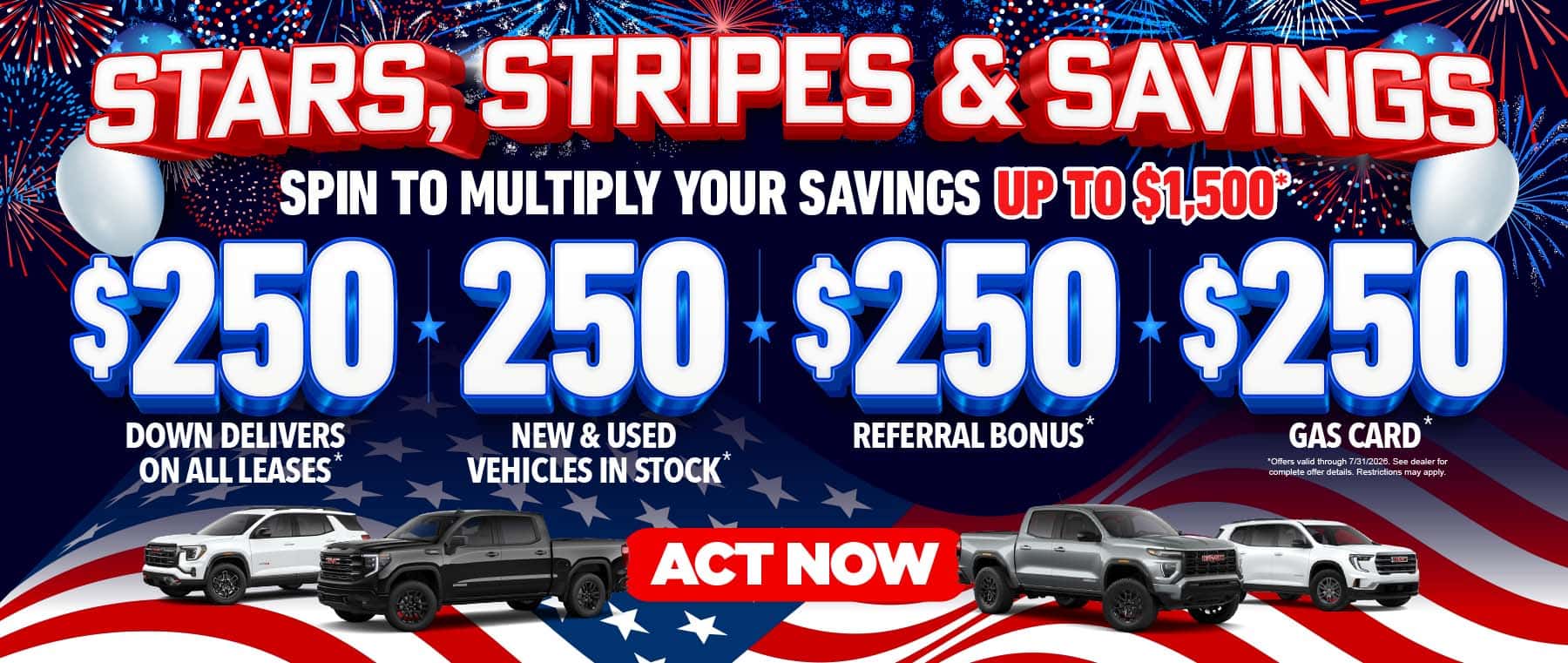 Stars, Stripes & Savings