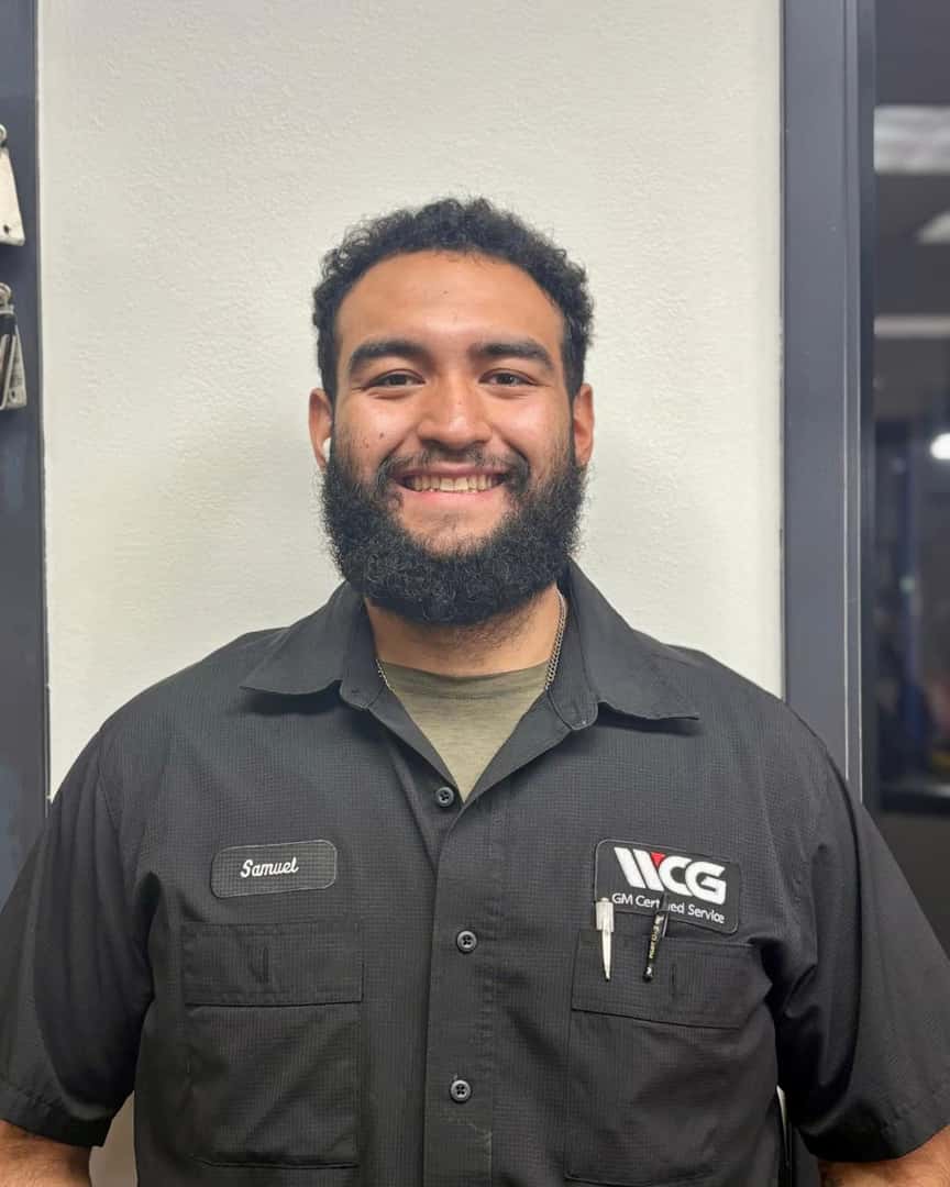 Samuel Lopez, Silver Certified apprentice technician at Weld County Garage GMC